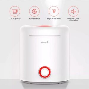 NIB Deerma Top Fill Cool Mist Humidifier 2 in 1 Ultrasonic Humidifiers